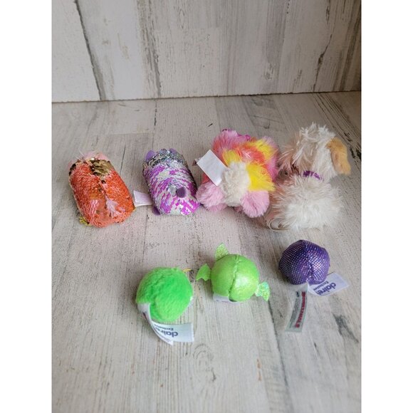 Plush mini dog cat bat unicorn stuffed animal accessory set penguin - Picture 5 of 5